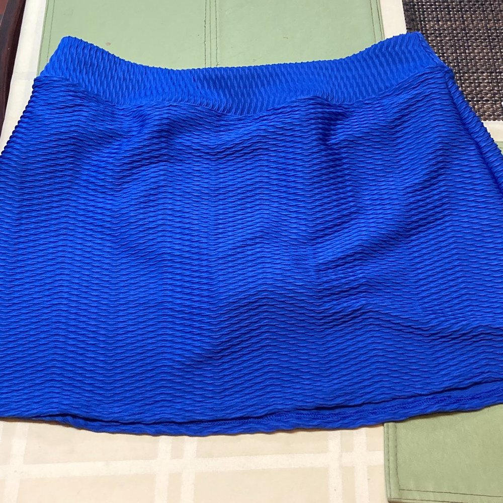 Lands End Cobalt Blue Swim Skirt, Size 4